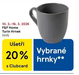 Tesco F&F Home Turin Hrnek nabídka