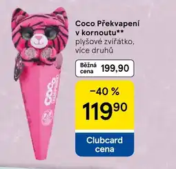 Tesco Coco Překvapení v kornoutu nabídka