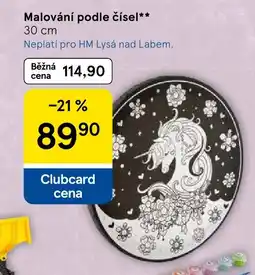 Tesco Malování podle čísel nabídka