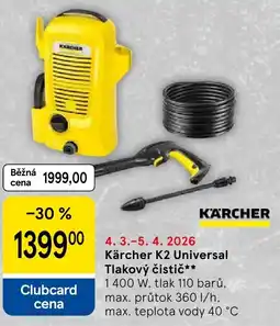 Tesco Kärcher K2 Universal Tlakový čistič nabídka