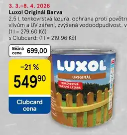 Tesco Luxol Originál Barva nabídka