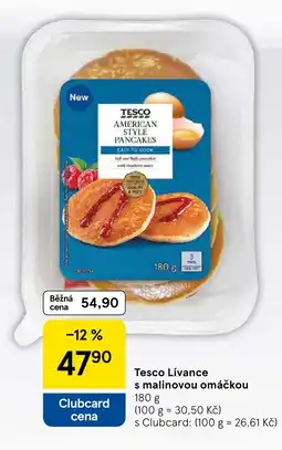 Tesco Tesco Lívance s malinovou omáčkou nabídka
