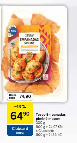 Tesco Tesco Empanadas plněné masem nabídka