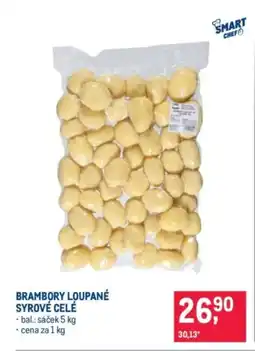 Makro Brambory loupané syrové celé nabídka