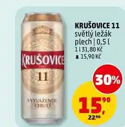 Penny Market KRUŠOVICE 11 světlý ležák plech nabídka