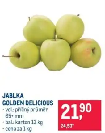 Makro Jablka golden delicious nabídka