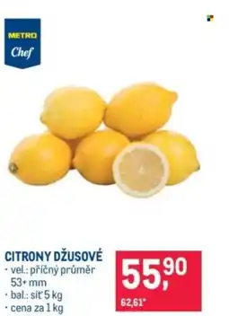 Makro Citrony džusové nabídka