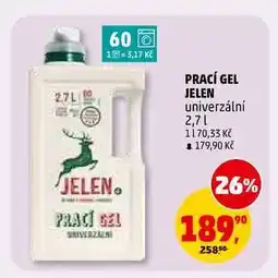 Penny Market PRACÍ GEL JELEN nabídka