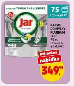 Penny Market KAPSLE DO MYČKY PLATINUM JAR, 75 ks nabídka