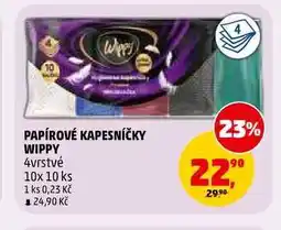 Penny Market PAPÍROVÉ KAPESNÍČKY WIPPY, 10x 10 ks nabídka