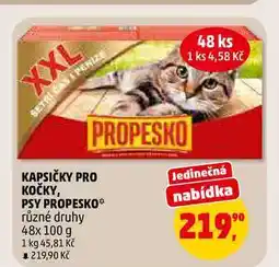 Penny Market KAPSIČKY PRO KOČKY PROPESKO nabídka
