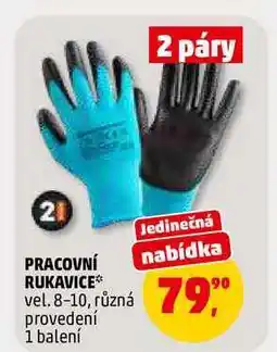 Penny Market PRACOVNÍ RUKAVICE, 1 balení nabídka