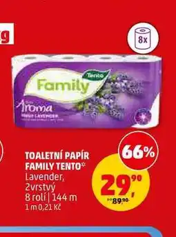 Penny Market TOALETNÍ PAPÍR FAMILY TENTO, 8 rolí nabídka