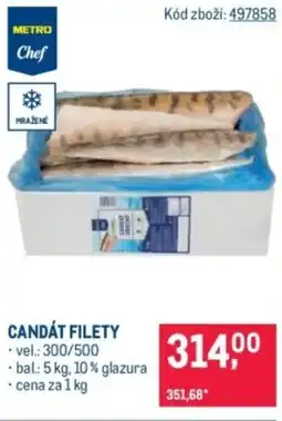 Makro Candát filety nabídka