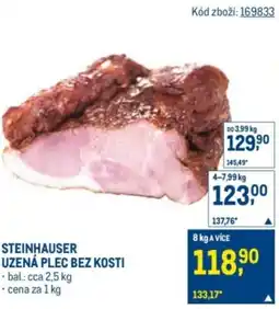 Makro Steinhauser uzená plec bez kosti nabídka