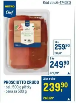 Makro Prosciutto crudo nabídka