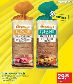 Makro Italský toustový chléb nabídka