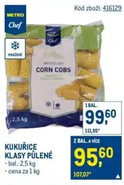 Makro Kukuřice klasy půlené nabídka