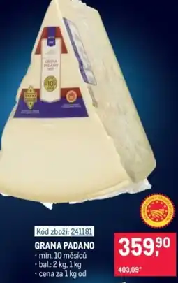 Makro Grana padano nabídka