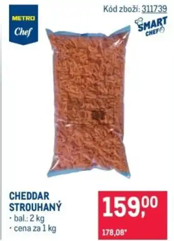 Makro Cheddar strouhany nabídka