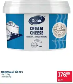 Makro Debic Termizovaný sýr 22% nabídka