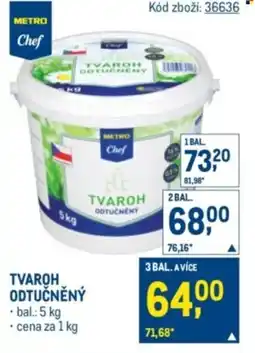 Makro Tvaroh odtučněný nabídka