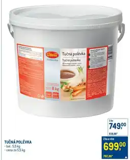 Makro Tučná polévka nabídka