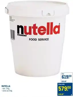 Makro Nutella nabídka