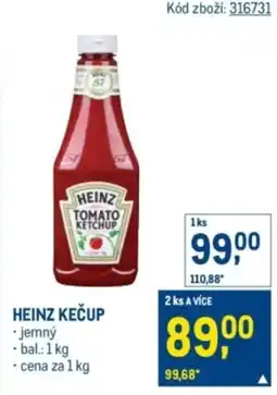 Makro Heinz kečup nabídka