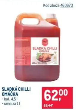 Makro Sladká chilli omačka nabídka