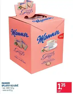 Makro Manner oplatky ke kávě nabídka