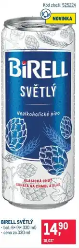 Makro Birell světlý nabídka