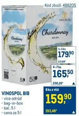 Makro Vinospol bib nabídka