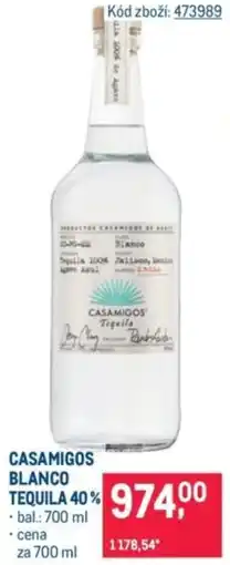 Makro Casamigos blanco tequila 40% nabídka