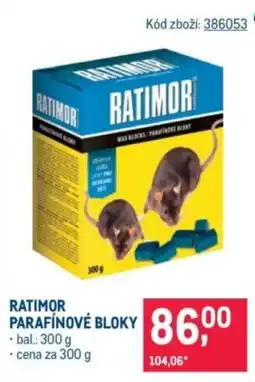 Makro Ratimor parafínové bloky nabídka