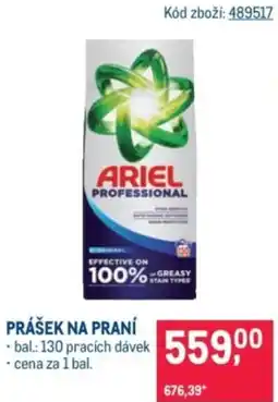Makro Ariel na praní nabídka