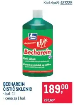 Makro Becharein čistič sklenic nabídka
