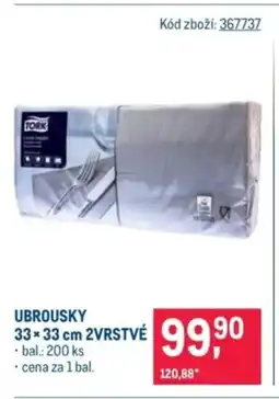 Makro Ubrousky 33x33 cm 2vrstvé nabídka