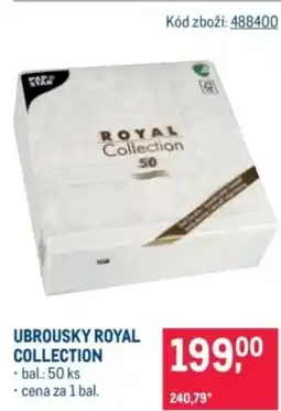 Makro Ubrousky royal collection nabídka