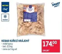Makro Kebab kuřecí krájený nabídka