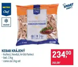 Makro Kebab krájený nabídka