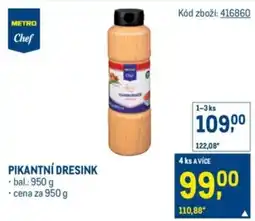 Makro Pikantní dresink nabídka