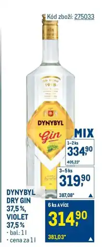 Makro DYNYBYL DRY GIN nabídka