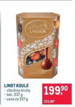 Makro Lindt koule nabídka