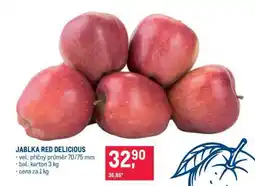 Makro Jablka Red Delicious nabídka