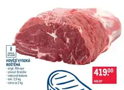Makro Hovězí vysoká roštěná nabídka