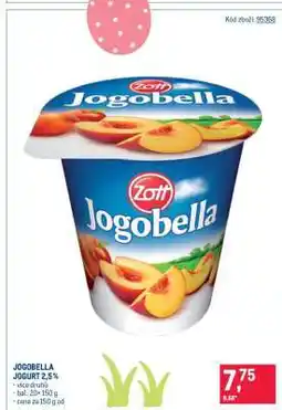 Makro Jogobella jogurt 2,5 % nabídka