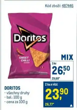 Makro Doritos nabídka