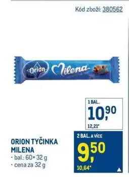 Makro Orion tyčinka Milena nabídka