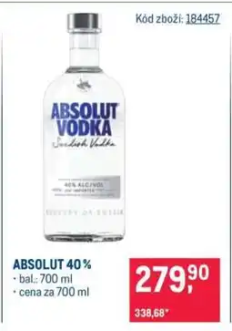 Makro Absolut 40 % nabídka